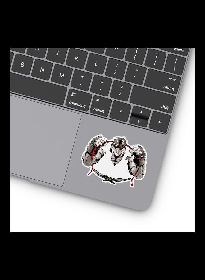 RKN Ryu Classic Hand Band Street Fighter Vinyl Stickers For Laptop - Image 1
