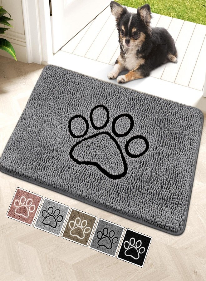 Bcoimo Super Absorbent Dog Door Mat, 30"*20" Anti Slip Mat for Muddy Paws, Pet Rugs for Dirty Paws Washable That Absorbs Moisture and Dirt, for Dog Cage and Pet Resting Carpet - Image 1