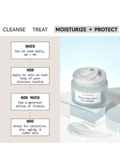 NATURIUM Marshmallow Root Barrier Balm Face Balm Moisturizer For Hydrating Skin Strengthening & Moisturizing Skincare 1.7 Oz  - Image 3
