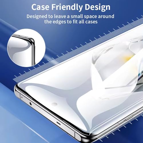 Mobilebies® Advanced HD+ UV Tempered Glass Screen Protector For Vivo Y400 Pro 5G (6.77 Inch, Pack of 1) Full Adhesive UV Curved Screen Guard, Case Friendly with installation kit & Guide - Image 5