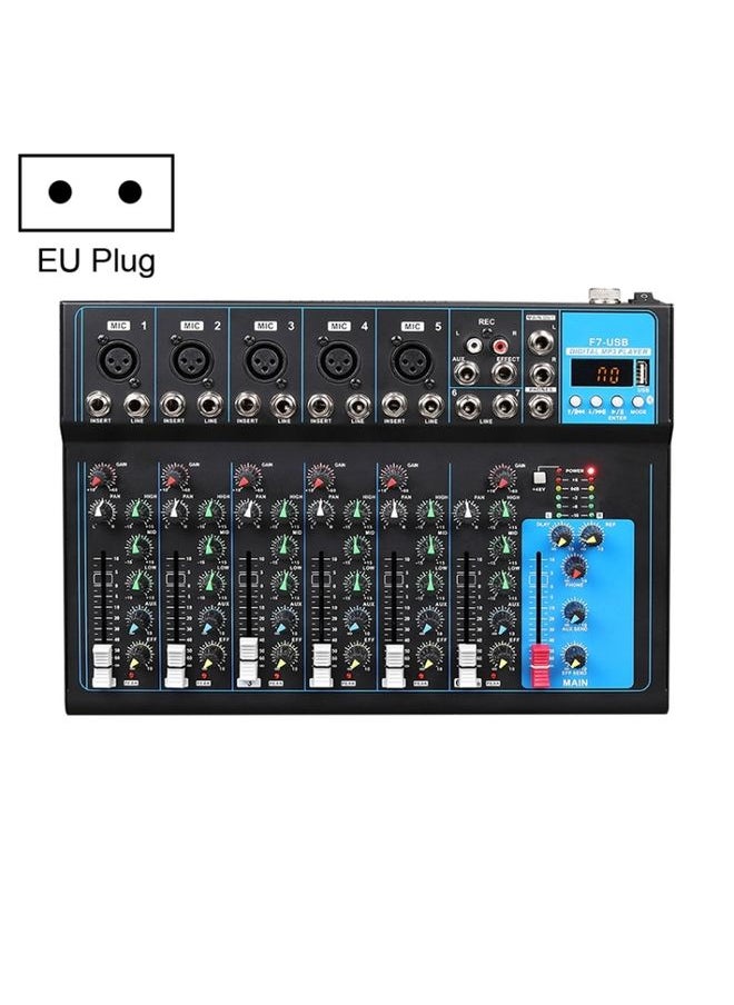 F7 Home 7-channel Bluetooth USB Reverb Mixer, EU Plug(Black) - pzsku/ZFC7BCE59084BAD9F7C07Z/45/_/1731458068/767282ff-ead8-4335-af70-4c1cb4cb5c03