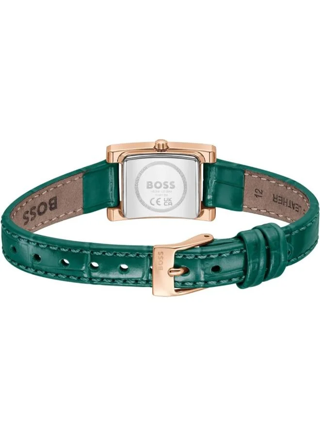 BOSS Quartz Movement Watch Leather Strap