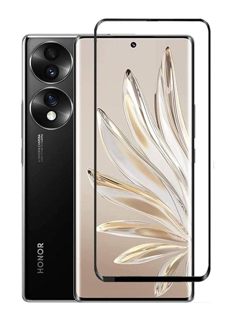 Honor 70 Screen Protector HD Transparent Scratch-resistant Tempered glass screen protector For (Honor 70, 5D Clear - Image 1