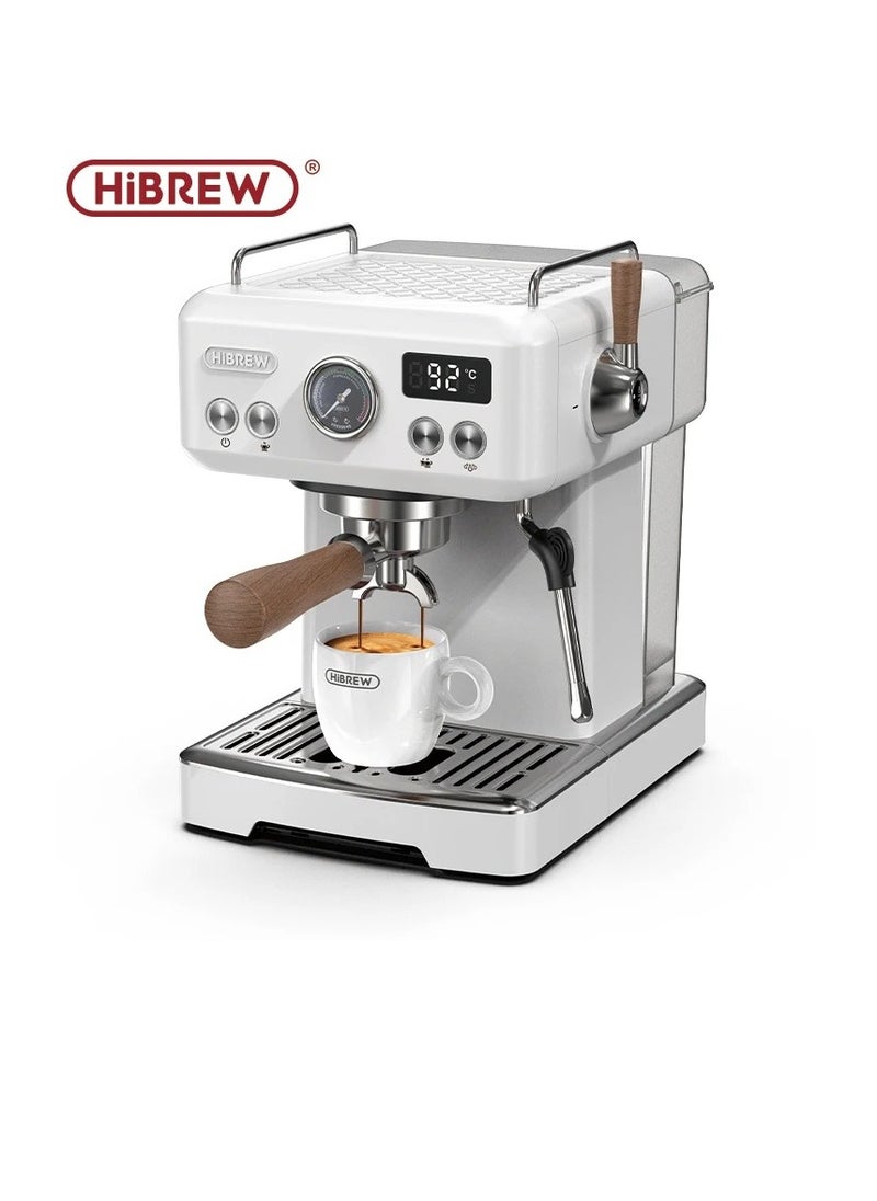HiBREW - HiBREW H10plus Semi Automatic Espresso Coffee Machine DIY Function 20Bar Pressuer Temperature Adjustable For Cappuccino & Latte H10plus - Image 1