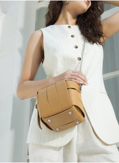Haute Sauce Solid Zip Lock Regular Vegan Leather Hand Bag For Women  - Image 3