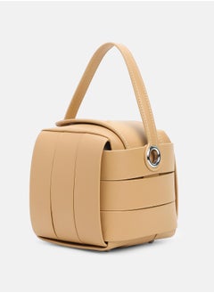 Haute Sauce Solid Zip Lock Regular Vegan Leather Hand Bag For Women  - Image 5