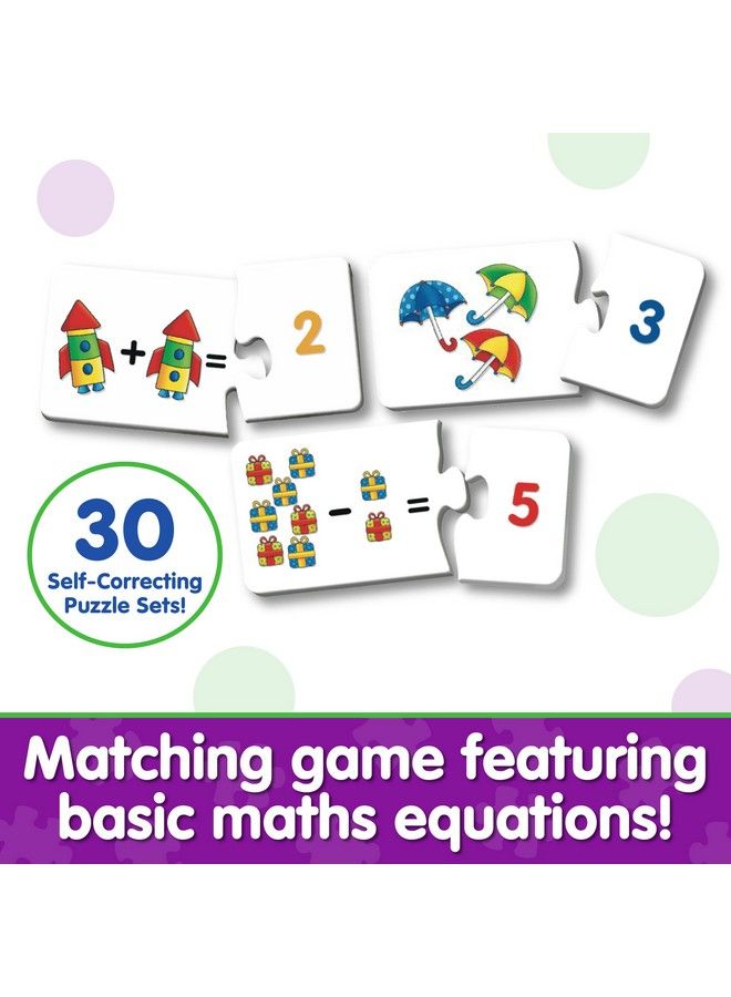 THE LEARNING JOURNEY Match It! Mathematics Stem Addition And Subtraction Game Helps To Teach Early Math Facts With 30 Matching Pairs Preschool Games & Gifts For Boys & Girls Ages 3 And Up Multi - Image 4