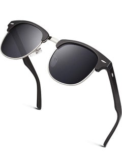 Joopin Sunglasses Men Women, Classic Half Frame Polarized Sun Glasses UV Protection  - Image 1