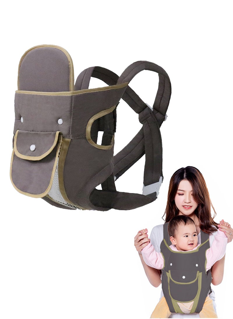 Jourvent 4-in-1 Convertible Baby Carrier, Adjustable for Multiple Carrying Positions，Baby Adjustable Wraps Carrier, Breathable Ergonomic Front Facing/Back Carriers for Newborn Newborn to Toddler 0-15kg, One Size Fits All  - Image 1