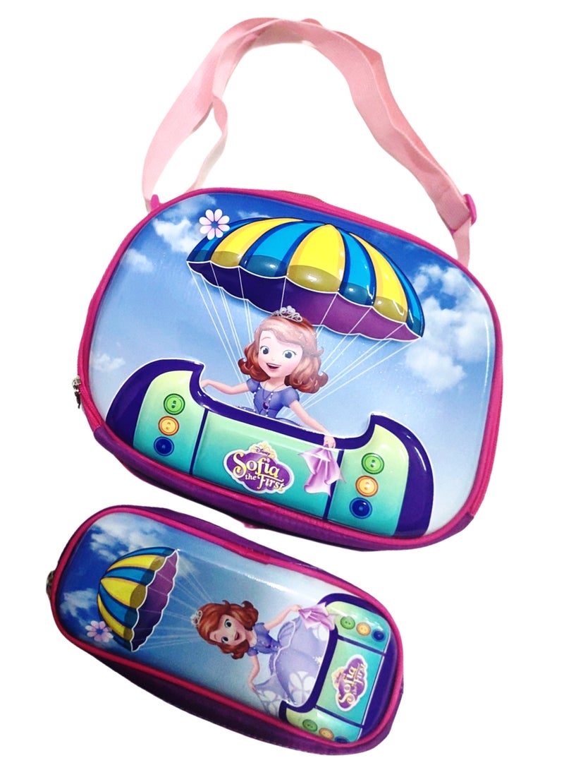 Set of high quality thermal lunch bag with pencil case - Image 1