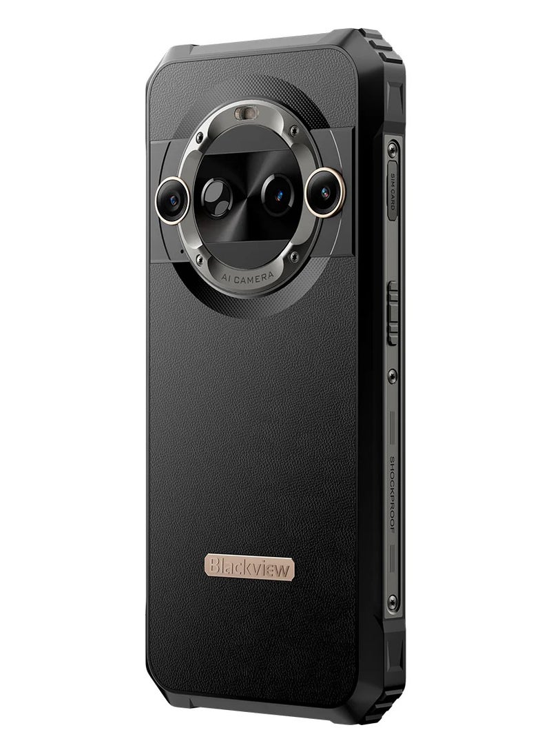 بلاكفيو BL9000 برو 5G 12+512GB كاميرا تصوير حراري FLIR® Lepton 3.5 تطبيق MyFLIR® برو هاتف خلوي متين 6.78 بوصة Dimensity 8020 6nm، أسود - Image 5