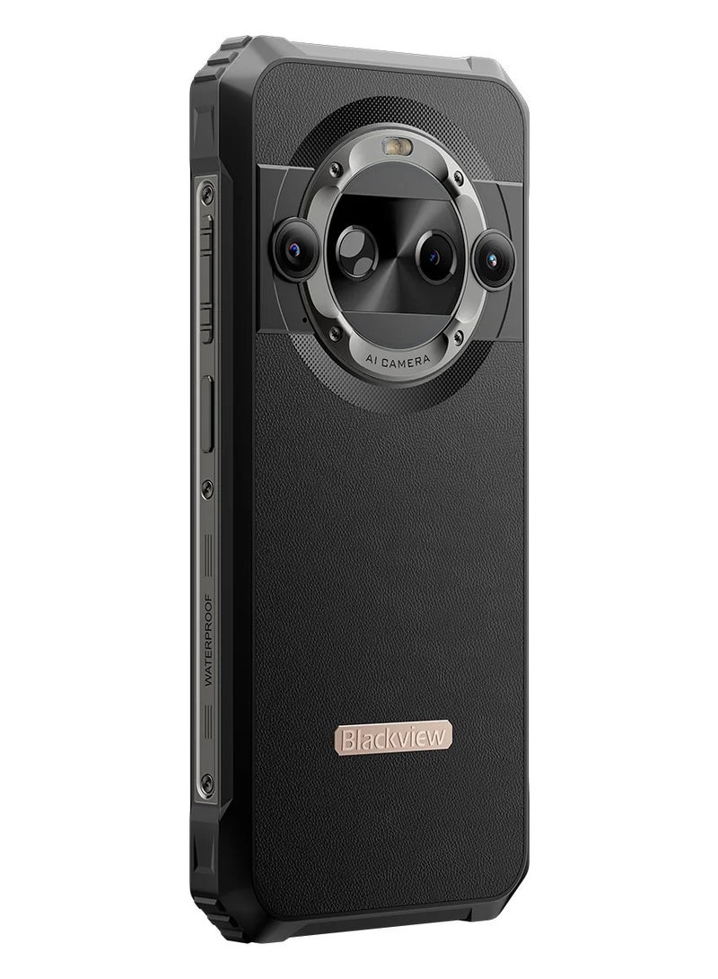 بلاكفيو BL9000 برو 5G 12+512GB كاميرا تصوير حراري FLIR® Lepton 3.5 تطبيق MyFLIR® برو هاتف خلوي متين 6.78 بوصة Dimensity 8020 6nm، أسود - Image 4