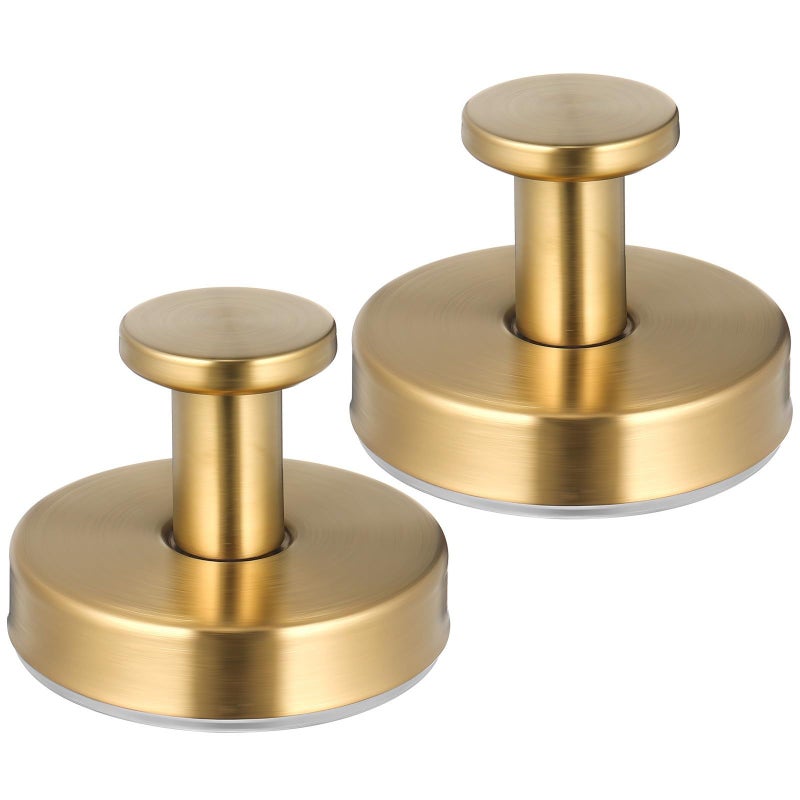 Heavy Duty Suction Cup Hooks 2pcs Rust Resistant Stainless Steel for Bathroom Towels - Image 2