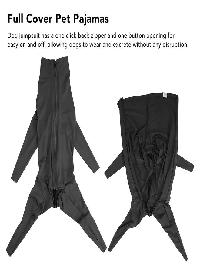 Zerodis Dog Onesie Surgery Recovery Suit, Shedding Bodysuit for Dogs Full Coverage Jumpsuit Elastic Prevent Shedding Dog Bodysuit for Post Operative Pets Bodysuit Sport Shirt Reduce Anxiety (M) - Image 4