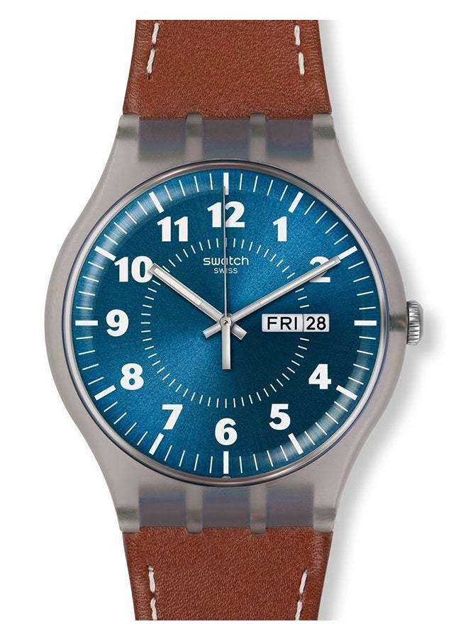 Swatch - Unisex Vent Brulant Quartz Movement Water Resistant Wrist Watch - 41 Mm - Image 1