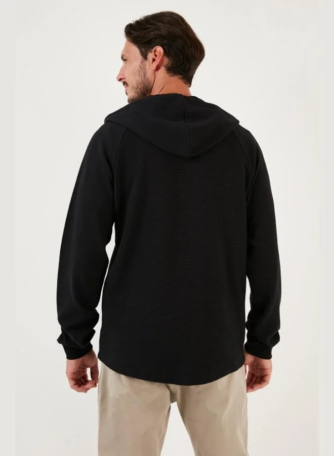 Buratti Buratti Cotton Hooded Relaxed Fit Shirt Men's SHIRT 5905468