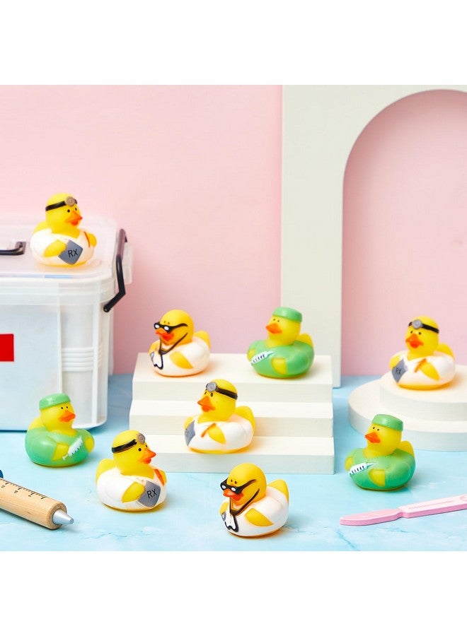 DEEKIN 24 Pcs Doctor Rubber Ducks 2 Inch Doctor Themed for Adult Appreciation Ducks Party Favors Rubber for Party Decorations - Image 5