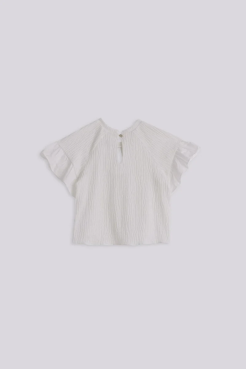 ليا لي Bg Store Girl White Blouse