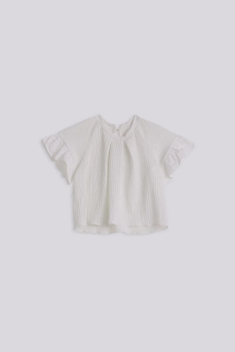 ليا لي Bg Store Girl White Blouse