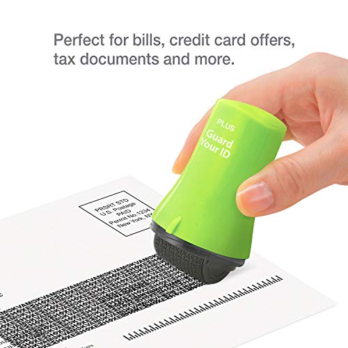 Plus Guard Your ID Advanced Wide Roller Identity Theft Prevention Security Stamp, Green, 38492 - Image 4