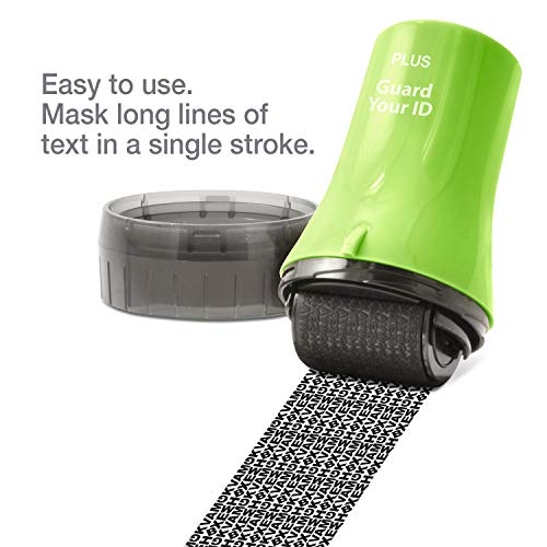 Plus Guard Your ID Advanced Wide Roller Identity Theft Prevention Security Stamp, Green, 38492 - Image 3