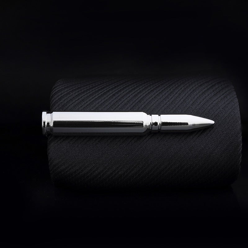 Fashion Creative Men's Business Tie Clip, Alloy, Silver and Gold
