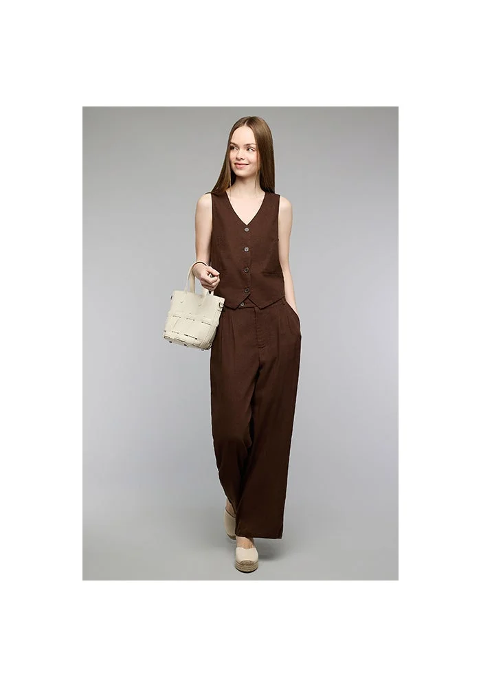 R&b Solid V-Neck Waistcoat