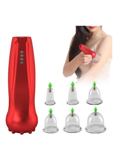 Generic Electric Cupping Set, 2 in 1 Electronic Cupping Therapy, Electric Guasha Device, Electric Cupping Therapy Device with 6 Cupping Glasses, Cupping Electric Gua Sha Massager  - Image 1