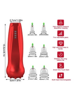 Generic Electric Cupping Set, 2 in 1 Electronic Cupping Therapy, Electric Guasha Device, Electric Cupping Therapy Device with 6 Cupping Glasses, Cupping Electric Gua Sha Massager  - Image 2