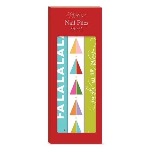 Lady Jayne Geo Trees Holiday Nail File Set of 3 (60083) - Image 1