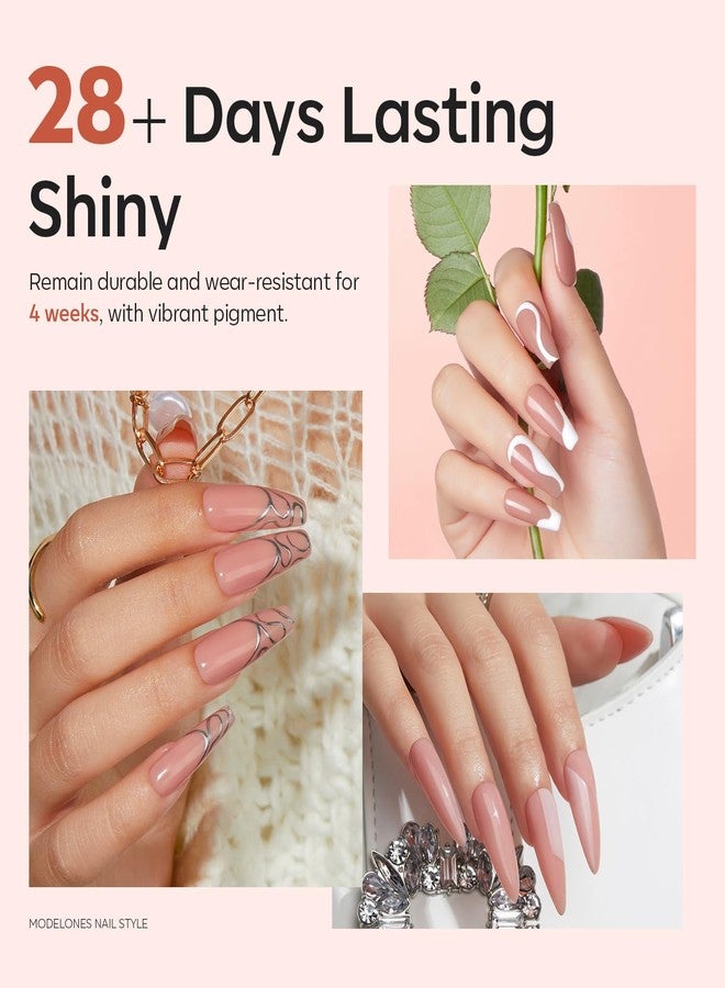 modelones Solid Builder Gel for Nails, Non-Sticky Upgraded Poly Extension Hard Gel Nude for 3D Art Sculpting Molding Beginners-friendly 50g - Image 4