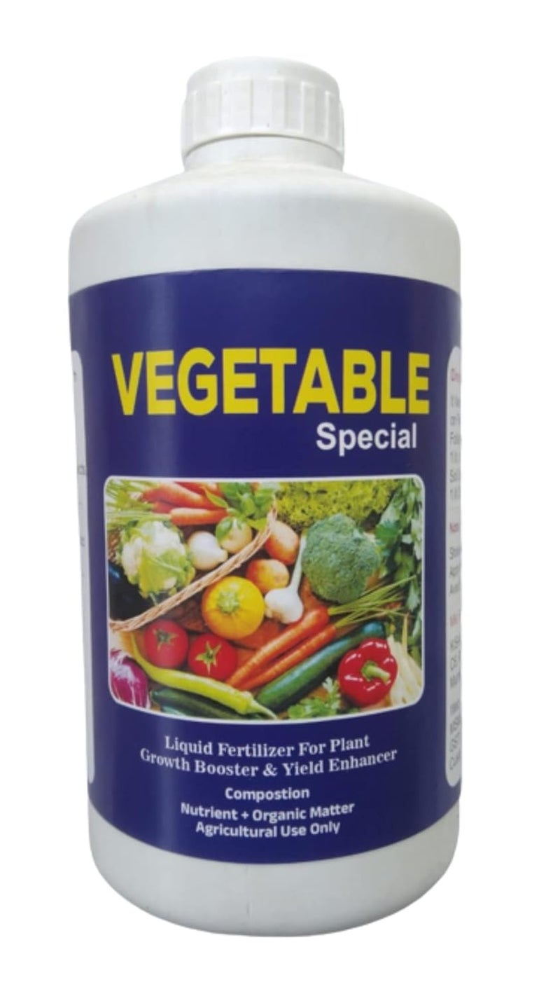 CropBoost Vegetable Special Liquid Fertilizer Kisan Excel Plus 1 Lit Increase Crop Yield Improove Plant Root System  - Image 1