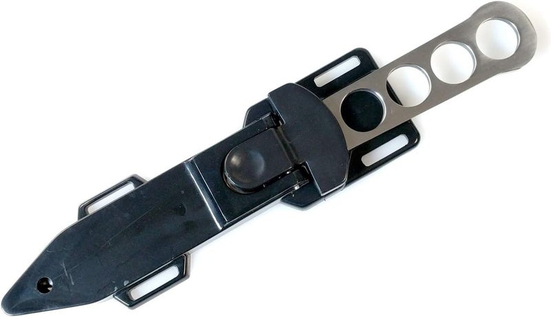 Wartech 8.75" Diving Survival Knife with Leg Strap Sheath - Image 1