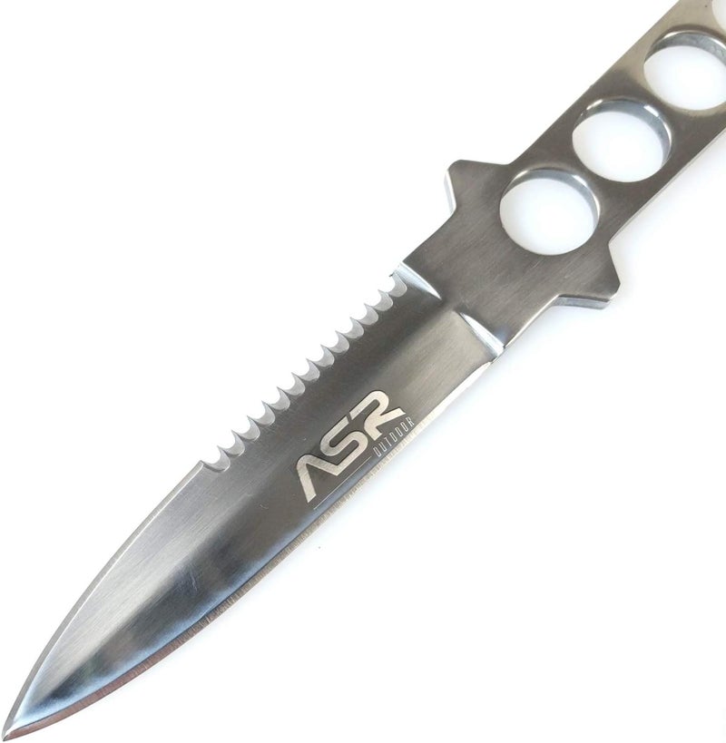 Wartech 8.75" Diving Survival Knife with Leg Strap Sheath - Image 5