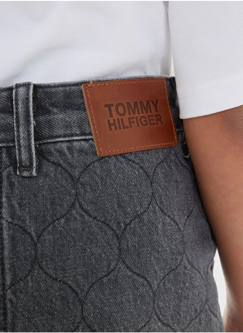 TOMMY HILFIGER Youth Denim Quilted Skirt