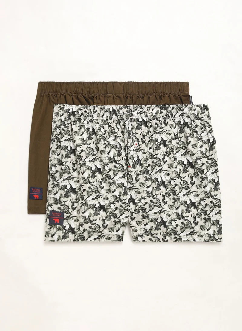 THE BEAR HOUSE Mens Cotton Boxers Multipack Soft Breathable Underwear for Men Loose Fit Comfortable Boxer Shorts for Daily Wear