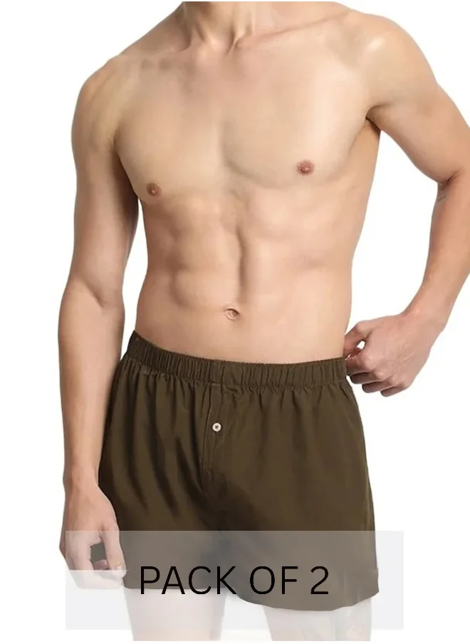THE BEAR HOUSE Mens Cotton Boxers Multipack Soft Breathable Underwear for Men Loose Fit Comfortable Boxer Shorts for Daily Wear