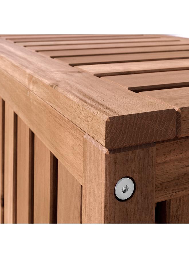 Zaboon Storage box, light brown stained indoor/outdoor, 80x40x45 cm - Image 5