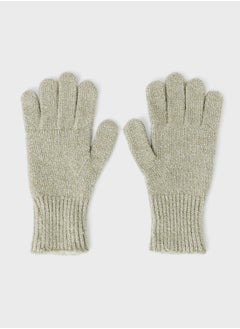 ONLY Ribbed Lurex Gloves  - Image 1
