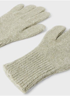 ONLY Ribbed Lurex Gloves  - Image 3