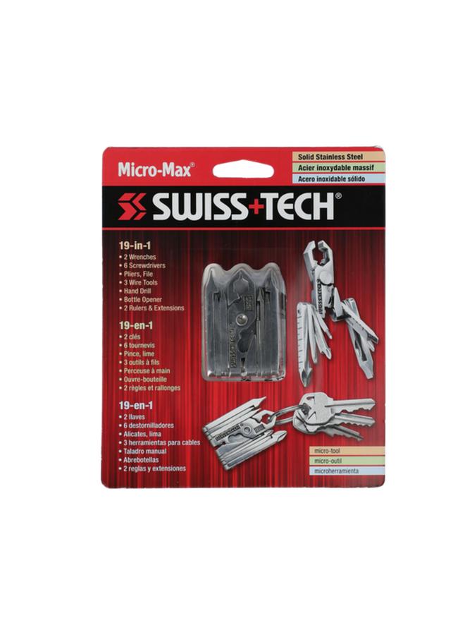 SWISS+TECH Micro-Max 19-In-1 Stainless Steel Micro-Tool Silver - Image 1