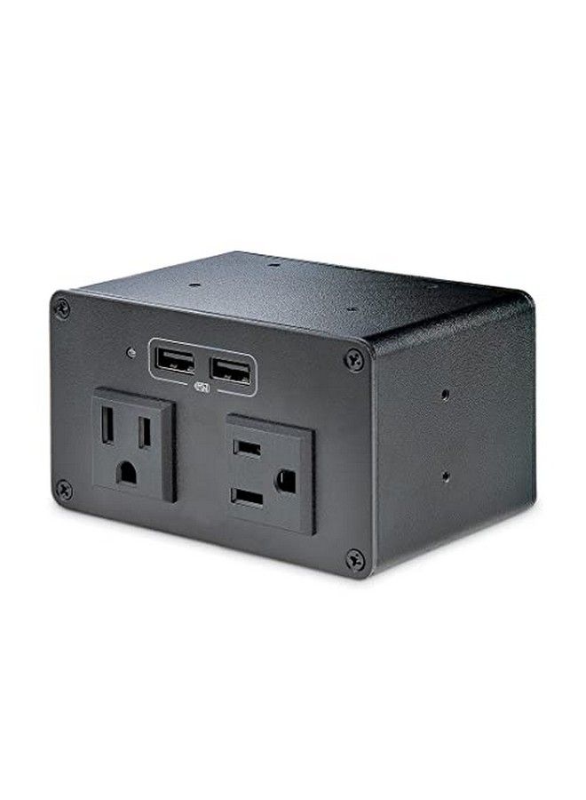 Startech.com Power Outlet Module For Conference Table Connectivity Box 2X Ac Power And 2X Usba Power And Charging Hub (Mod4Powerna) - Image 1