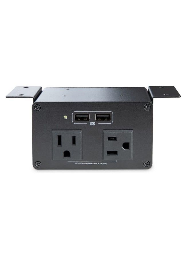 Startech.com Power Outlet Module For Conference Table Connectivity Box 2X Ac Power And 2X Usba Power And Charging Hub (Mod4Powerna) - Image 4