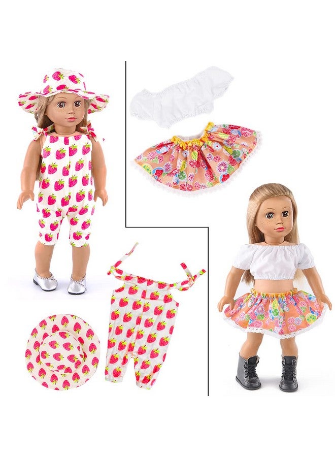 ebuddy 10 Sets 18 Inch Doll Clothes 18 Inch Doll Clothes and Accessories Fit for 18 inch Dolls 18 Inch Girl Doll - Image 5