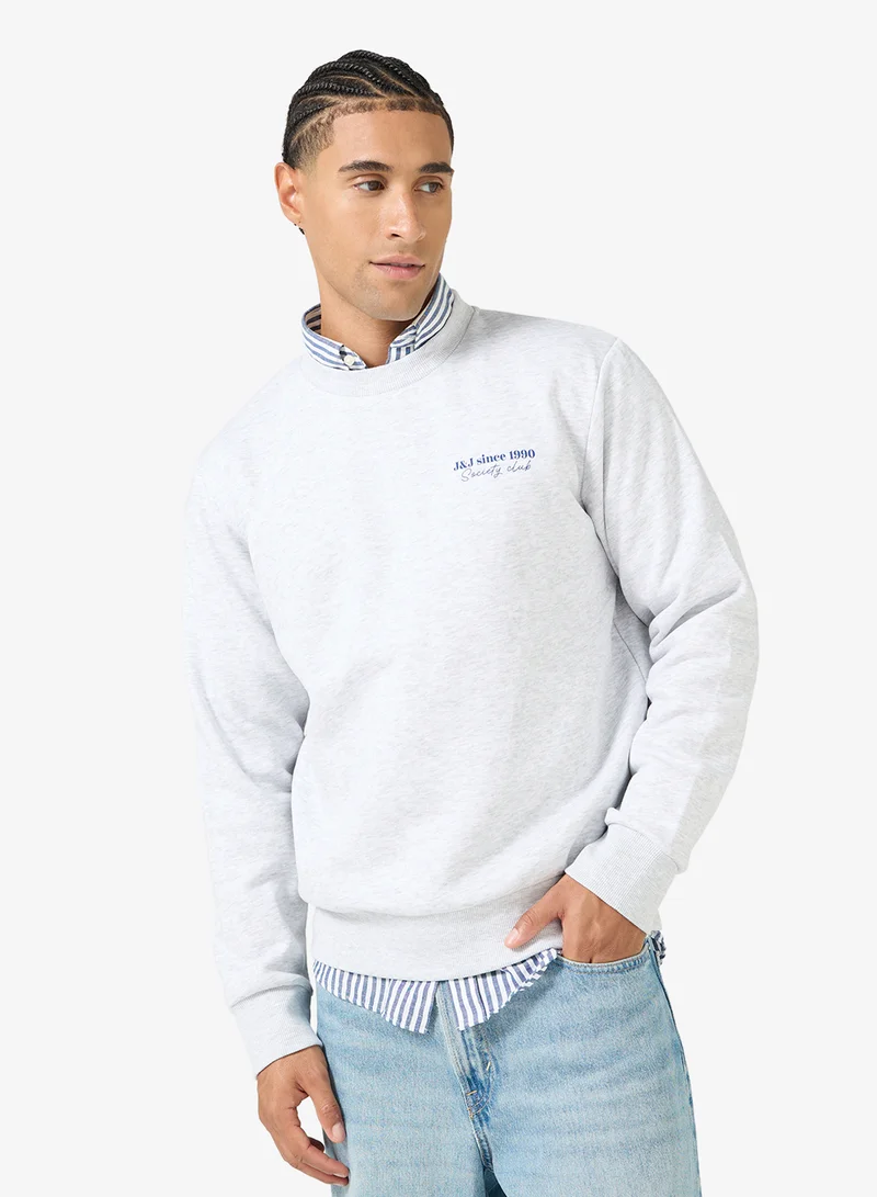 JACK & JONES Logo Pullover Sweatshirt