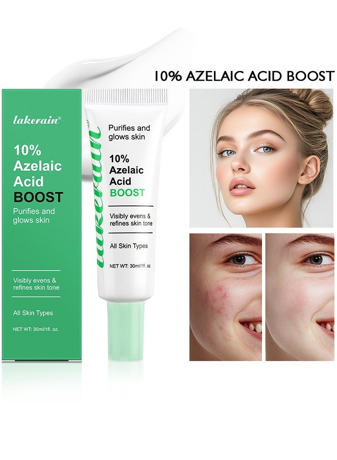 ليكرين 10٪ معزز حمض الأزيليك - علاج يقلل من البقع الصبغية والبثور والجلد الملطخ - بحمض الأزيليك وحمض الساليسيليك - جميع أنواع البشرة - 30 مل - Image 1