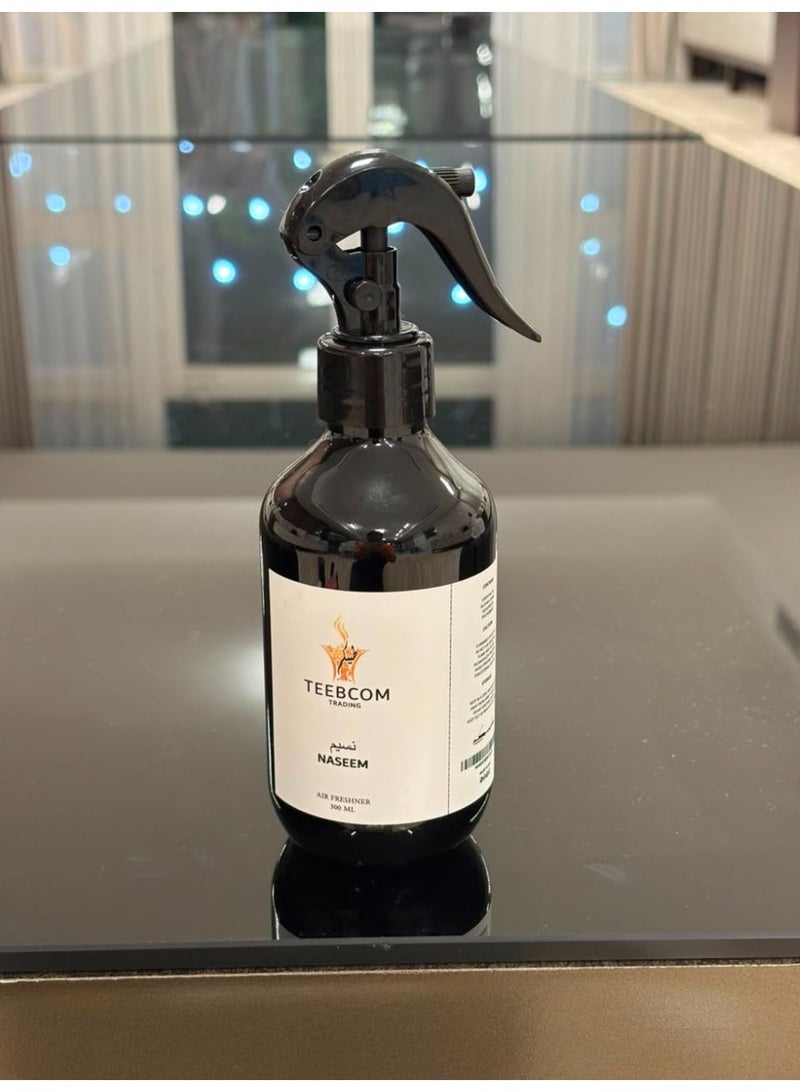 TEEBCOM NASEEM Long Lasting Premium Air Freshener 300ml | Home & Car Fragrance for Living Room, Bedroom, Bathroom, Office, Curtains, Abayas, Wardrobes, Sofa & Fabrics | Room Spray - Image 4