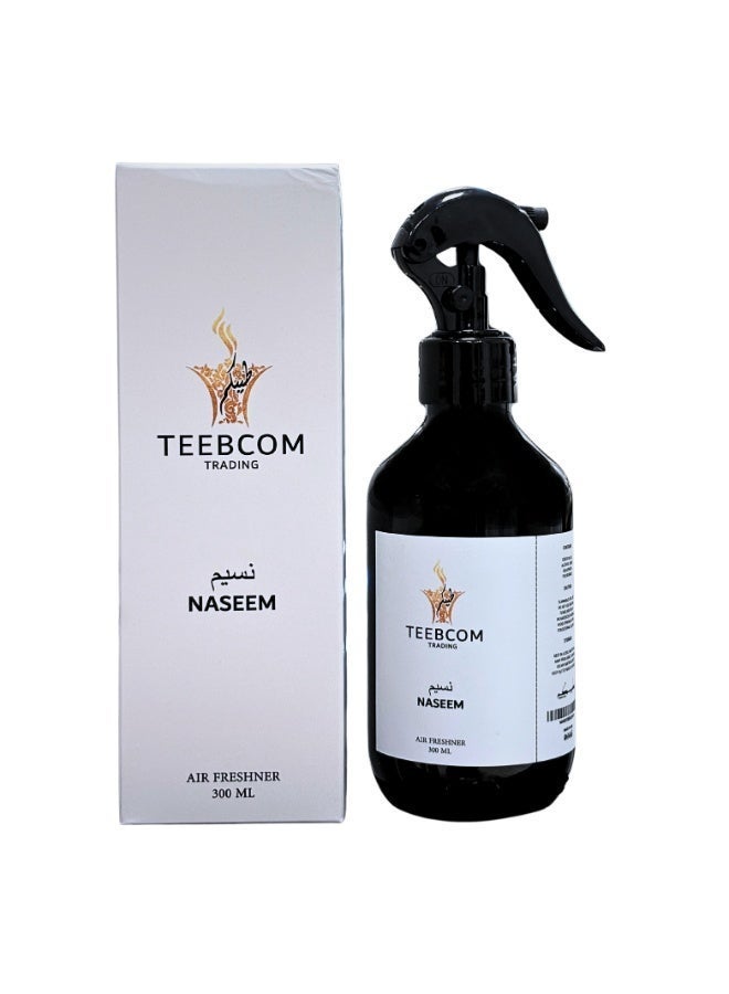 TEEBCOM NASEEM Long Lasting Premium Air Freshener 300ml | Home & Car Fragrance for Living Room, Bedroom, Bathroom, Office, Curtains, Abayas, Wardrobes, Sofa & Fabrics | Room Spray - Image 2