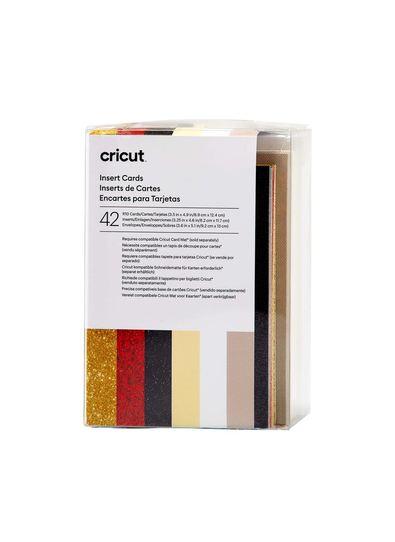 Cricut Cricut Insert Cards R10 Glitz and Glam Sampler  35in x 49in  42 Count 
