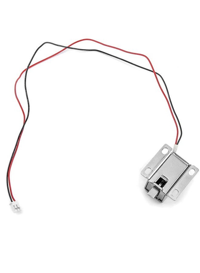 QWORK Electromagnetic Solenoid Lock, 4 Pcs Mini Door Drawer Tongue Down DC 12V Slim Design Assembly for Cabinet Door Drawer Safety Lock - Image 4